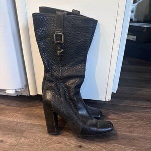 Fendi Black Leather Boot